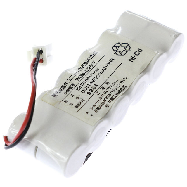[12N225A1/3-S2、WQN4122527]松下電工 電気錠操作ユニット WQN412 バッテリーセル交換（保護回路内蔵Li-ion化）