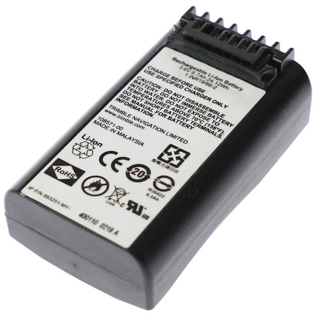 [IP P/N: 993251-MY- 108571-00]ニコントリンプル トータルステーション Trimble M3 DR5 C5 他 バッテリーセル交換