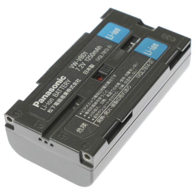 [VW-VBD1]パナソニック Panasonic デジタルビデオ DS5、DP1、DR1 、DL1 、DJ1 、DE3、DJ100 他 バッテリーセル交換