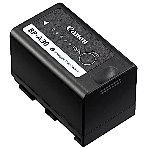 [BP-A30]キャノン CANON EOS C500 MK2、C400、C300 MK3、C300 MK2、C200、C200B、C80、C70、XF605、XF705 他 バッテリーセル交換