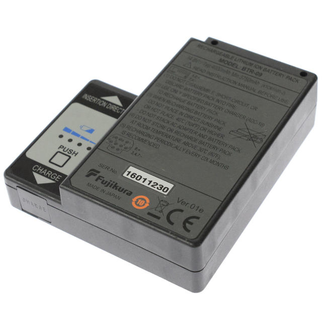 [BTR-09、BTR-09A]フジクラ 光ファイバ 融着接続機 FSM-70S、FSM-70R、FSM-19S、FSM-19R 他 バッテリーセル交換