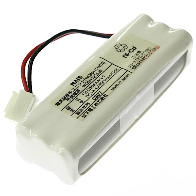 [12N250AAA-L6 WQN4122528]松下電工 電気錠操作ユニット WQN412W バッテリーセル交換