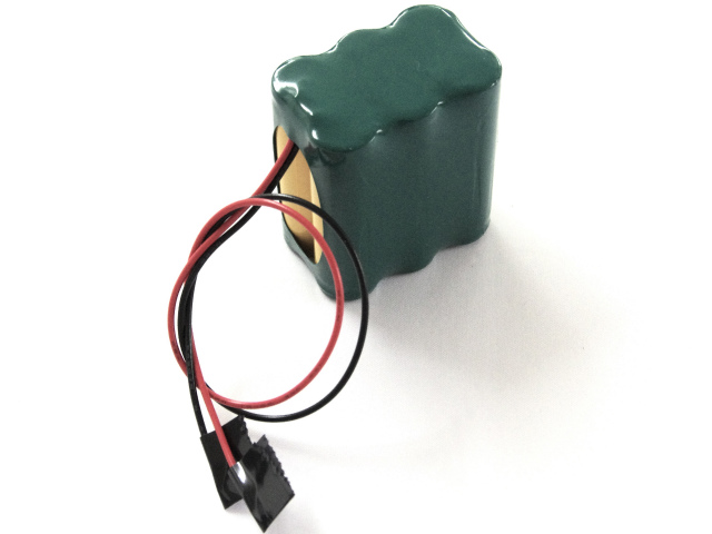 ■SANYO MODEL 6N-600AACL 6N-600AA (Ni-Cd 7.2V/600mAh) 用 二列 20cmリード線出し カスタムバッテリー販売品