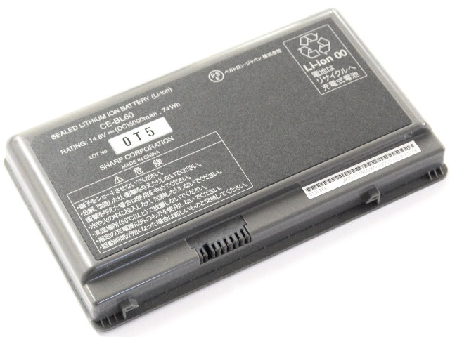 [CE-BL60]シャープ SHARP PC-BM10 他 バッテリーセル交換