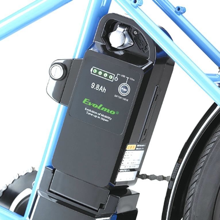 [坂下電気商会 evolmo]Kawasaki カワサキ ノスリス noslisu 2023 電動アシスト自転車 バッテリーセル交換