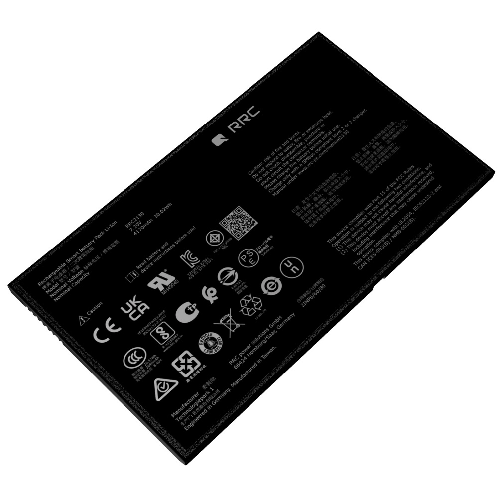 [RRC2130]RRCパワーソリューションズ 標準バッテリーパックRRC2130 (2S1P) (7.20V/4.17Ah/30.02Wh) バッテリーセル交換