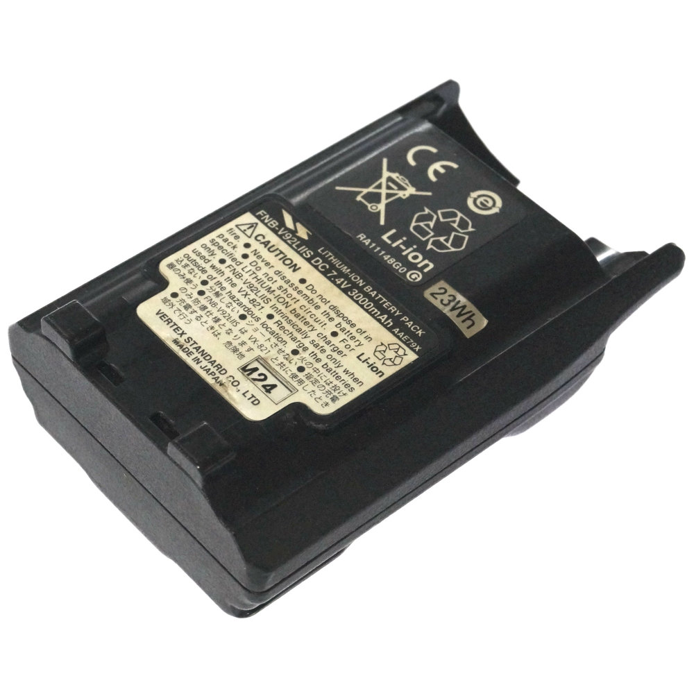 [FNB-V92LIIS]YAESU 八重洲無線 VERTEX STANDARD スタンダード VX-212U VX-581 VX-582 VX-582UFT VX-821 VX-D291S VX-D291U VX-D591U VXD-10 VXD-20 VXD-450R VXD-450S VXD450U VXD-450V 他 バッテリーセル交換