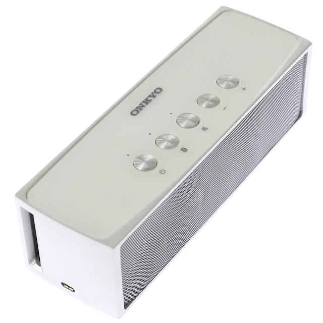 [SAS200]ONKYO オンキョー ポータブルワイヤレススピーカー SAS200 シルバー色 バッテリーセル交換