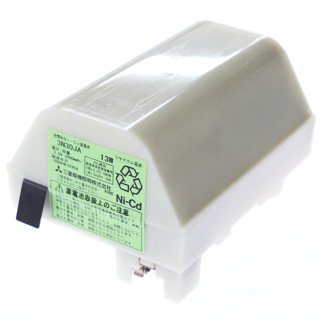 [3N30JA、3N-30JA]MITSUBISHI 三菱電機 非常灯電池 産業用照明 誘導非常灯 住設警報機器 バッテリーセル交換