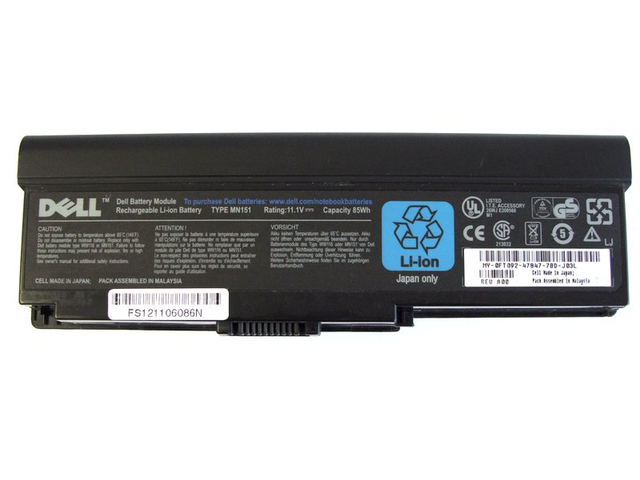 [MN151]デル DELL ノートパソコン バッテリーセル交換