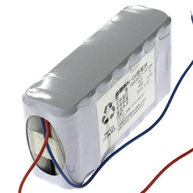 [HB0.6AA×14-SW]非常灯電池 産業用照明 誘導非常灯 住設警報機器 他 バッテリーセル交換