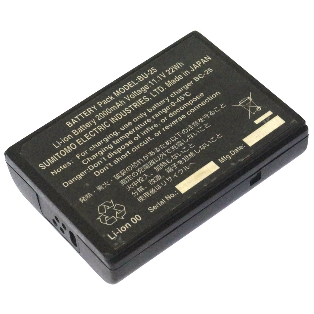 [BATTERY Pack MODEL:BU-25]住友電工製 融着接続機 TYPE-25 TYPE-25e シリーズ バッテリーセル交換