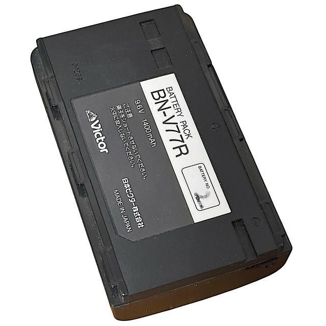 [BN-V77R]Victor JVC Hi-Fi S-VHSコンパクトムービー GR-EX7、GR-S707 他 BATTERY PACK バッテリーセル交換