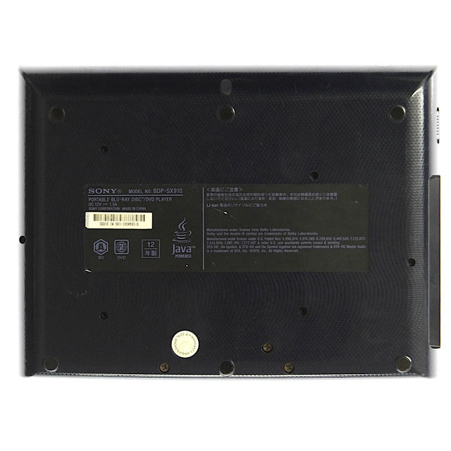 BDP-SX910]SONY ソニー ポータブル ブルーレイディスク DVDプレーヤー