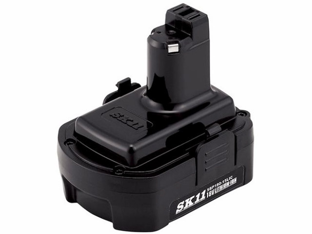 [SBP180-15LIC]藤原産業 電動工具 SK11 18V充電インパクトドリルドライバー バッテリーセル交換