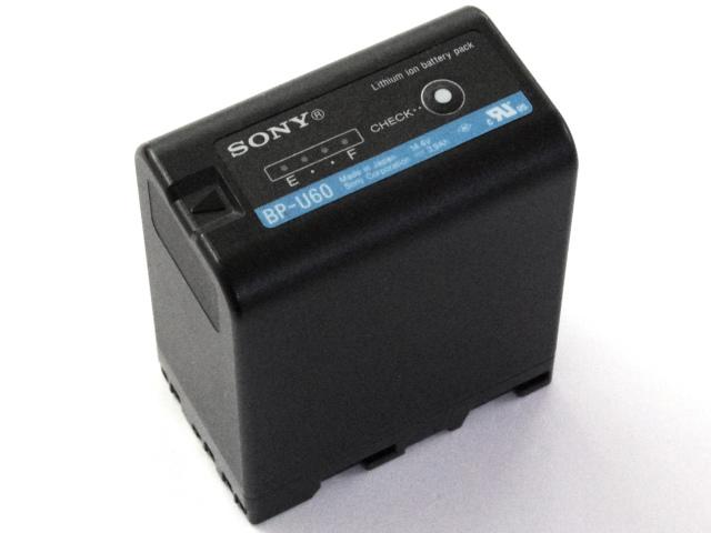 [BP-U60]SONY ソニー ビデオカメラ PMW-EX1R 他バッテリーセル交換