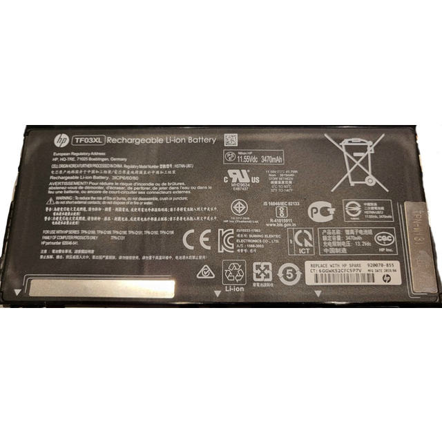 [TF03XL HSTNN-UB7J 920070-855]HP Pavilion x360 他 バッテリーセル交換