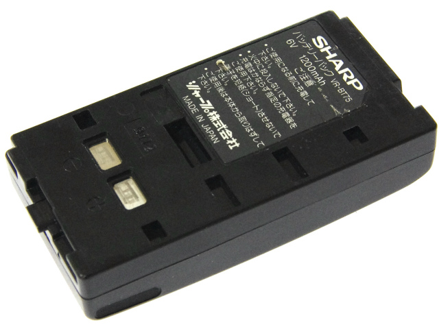 [VR-BT75]シャープ SHARP VL-EL10、VL-EL12、VL-EL300、VL-EL310、VL-HL1、VL-HL2他バッテリーセル交換