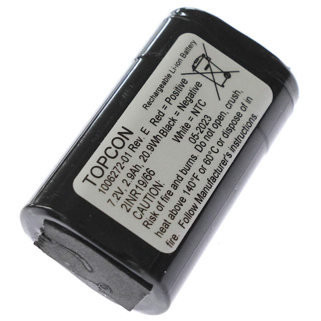 [1006272-01 Rev.E、P/N: 1006555-01、1006555-01 Rev.2]トプコン GNSS受信機 HiPer HR バッテリーセル交換