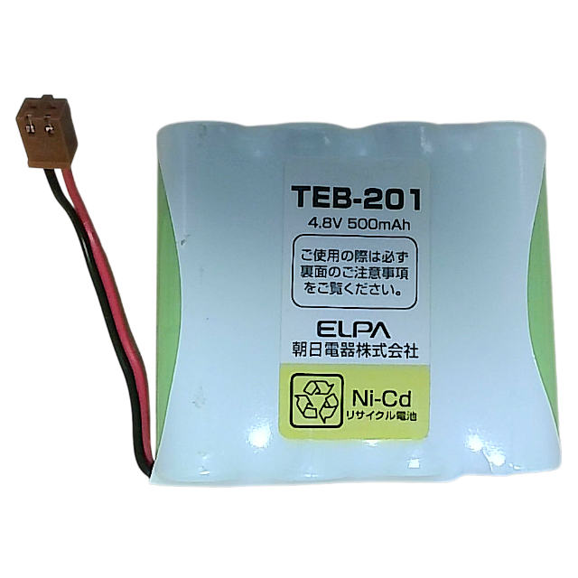 [TEB-201]朝日電器 エルパ ELPA TEB-201【NTT】CTデンチパック-001、-002、-004、-006、-009、-010【タムラ】BP486N-B 他 バッテリーセル交換
