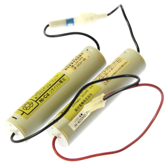 [MODEL 4KR-CH(2.5)-KKBD N-4CCH2LP]国分電機 SANYO 三洋電機 非常灯電池 産業用照明 誘導非常灯 住設警報機器 バッテリーセル交換