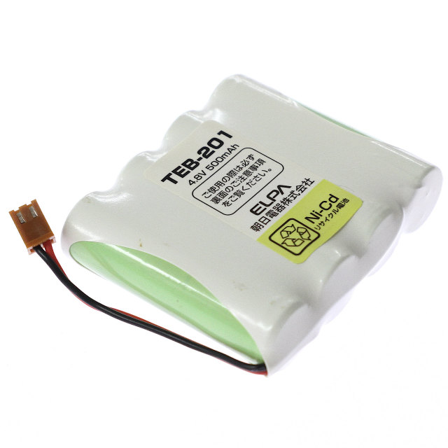 [TEB-201]朝日電器 エルパ ELPA TEB-201【NTT】CTデンチパック-001、-002、-004、-006、-009、-010【タムラ】BP486N-B 他 バッテリーセル交換
