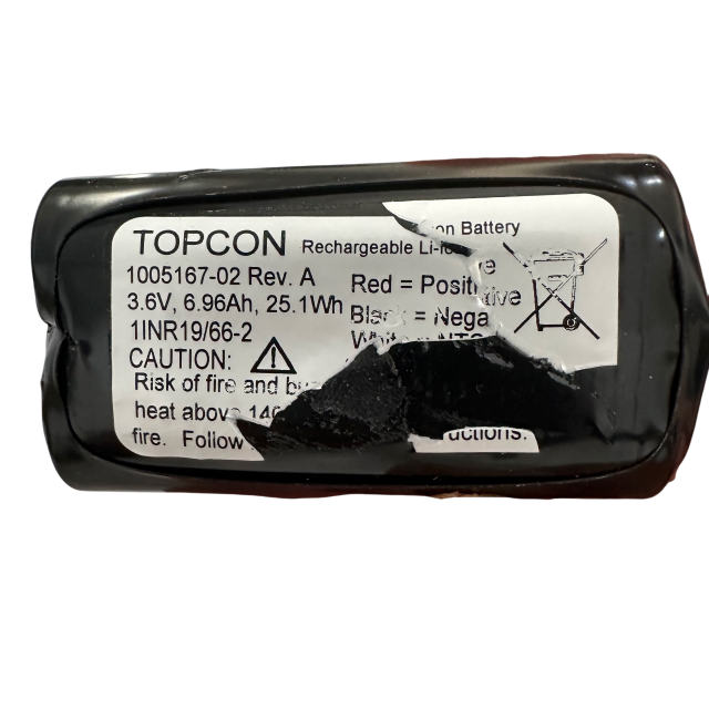 [1005167-02 Rev.A]トプコン GNSS RTK Topcon Hiper VR バッテリーセル交換
