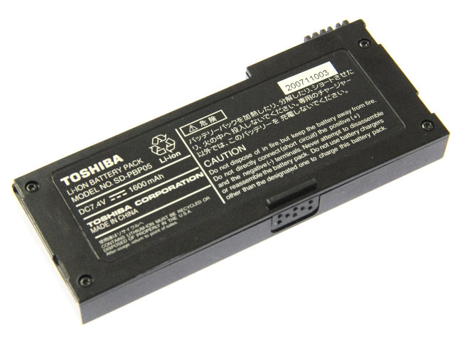 [MODEL NO. SD-PBP05]東芝 TOSHIBA ポータブルDVDプレーヤー ポータロウ SD-P50DT 他 バッテリーセル交換