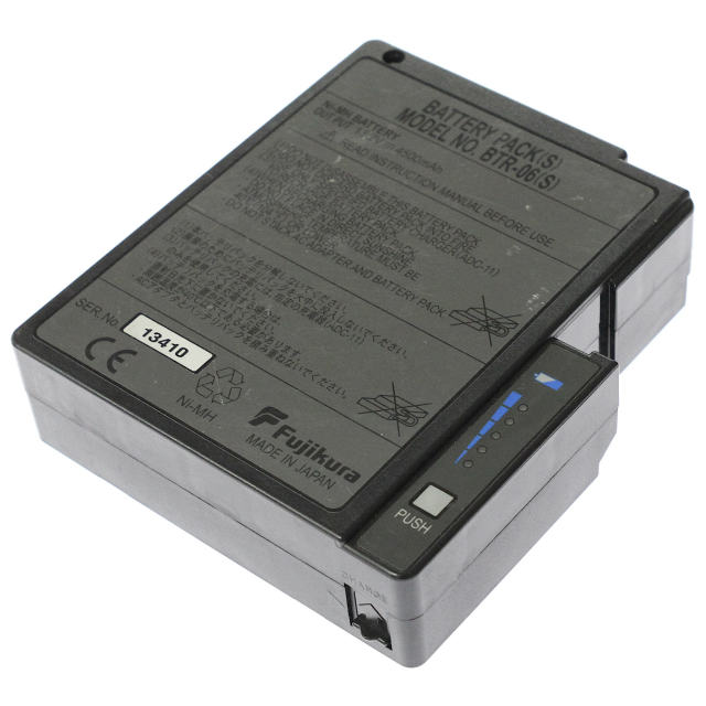 [MODEL NO. BTR-06(S)]フジクラ Fujikura 光ファイバー融着接続機 FSM-17S、FSM-17R、FSM-50S、FSM-50R 他 バッテリーセル交換