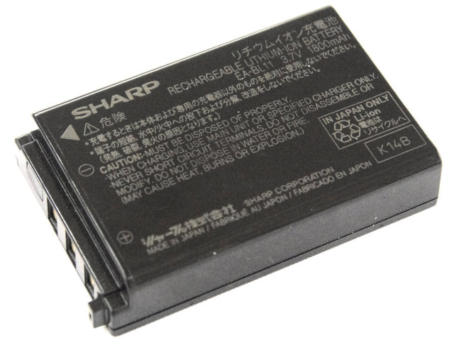 [EA-BL11]SHARP シャープ PDA Zaurus SL-C760、SL-C860、SL-C750、SL-C1000、SL-C3000、SL-C3100、SL-C3200、SL-B500他バッテリーセル交換