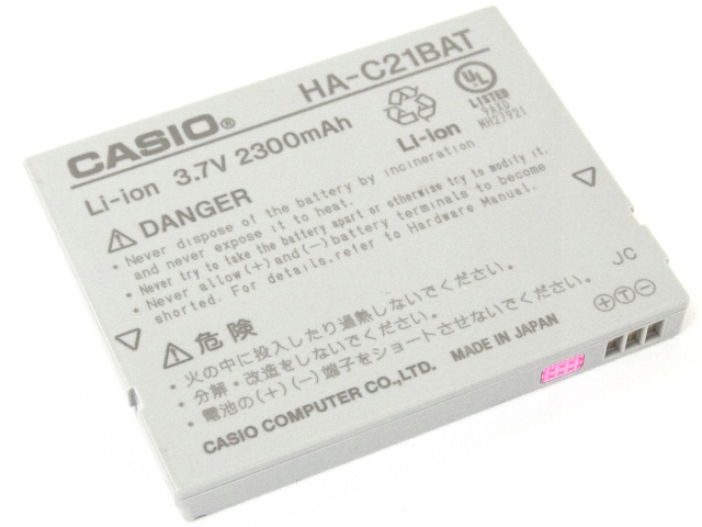 [HA-C21BAT]CASIO カシオ PDA DT-10M50、DTX7他バッテリーセル交換