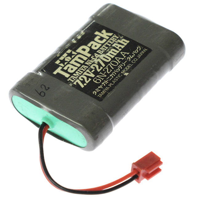 [6N-270AA]田宮 TAMIYA タミヤ タムパック TamPack 7.2V-270mAh バッテリーセル交換