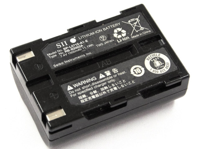 [BP-L0715-A1-E、RB-B2002A]SII セイコーインスツル 小型携帯プリンタ B-SP2D他バッテリーセル交換