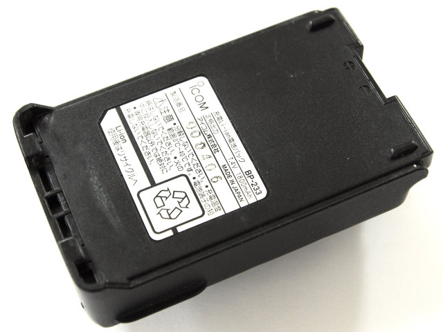 [BP-233]アイコム ICOM IC-VH30CTM、IC-UH30CTM他バッテリーセル交換