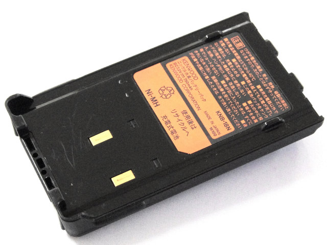 [KNB-18N]KENWOOD ケンウッド 業務用無線機 TCP-123 TCP-223 シリーズ 他 バッテリーセル交換(保護回路内臓Li-ionセル化)