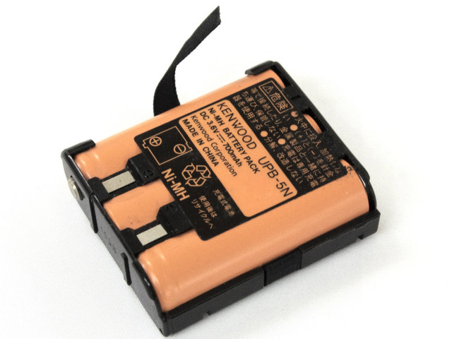 [UPB-5N]KENWOOD ケンウッド トランシーバー DEMITOSS20 UBZ-LJ20 他バッテリーセル交換