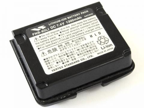[FNB-80LI]YAESU 八重洲無線 VERTEX STANDARD スタンダード トランシーバー VX-5、VX-6、VX-7 他バッテリーセル交換