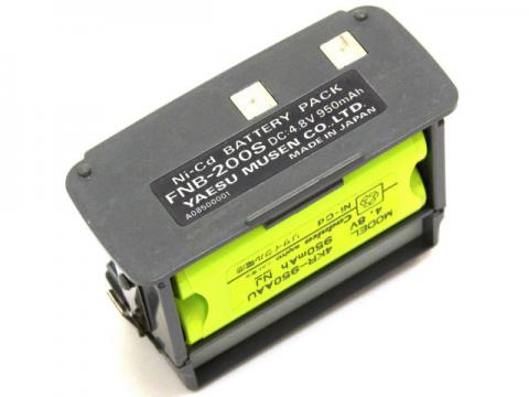 [FNB-200S 4KR-950AAU]YAESU 八重洲無線 バッテリーセル交換