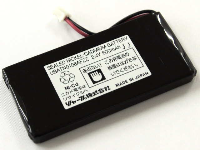 [UBATN0108AFZZ]SHARP 電話機 子機バッテリーセル交換