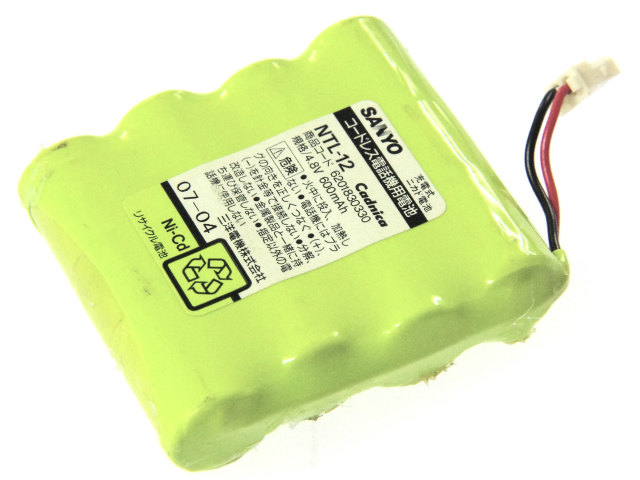 [NTL-12]SANYO サンヨー コードレス電話機 TEL-L8 他 バッテリーセル交換