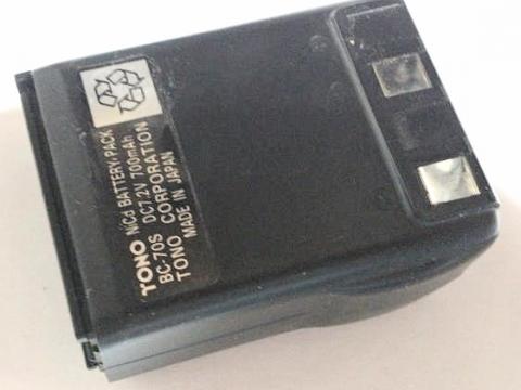 [BC-70S、BC70S]TONO 広帯域受信機 アマチュア無線機 PR-1300A 他バッテリーセル交換