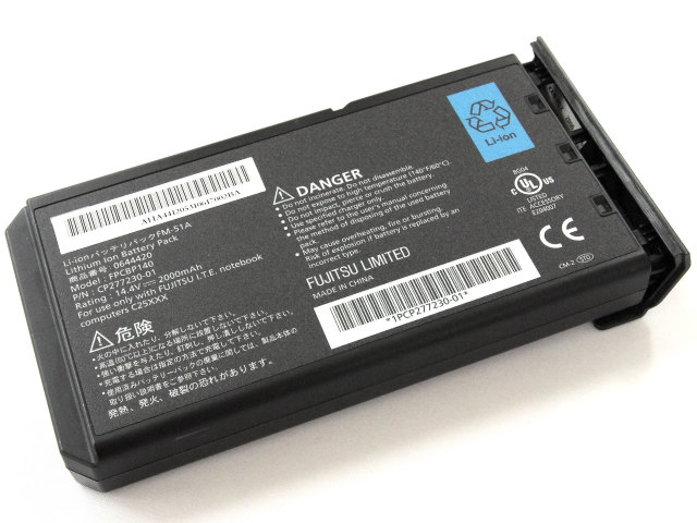 [FM-51A、0644420、CP277230-01、FPCBP140]富士通 Fujitsu FMV-BIBLO NBシリーズNB75S/Tバッテリーセル交換