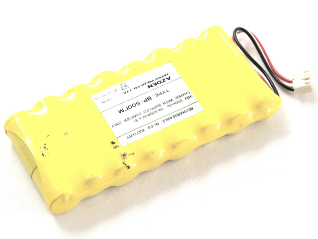 [TYPE : BP-500FM]AZDEN JAPAN PIEZO CO.,LTD N-500AAF×8 Ni-Cd バッテリーセル交換