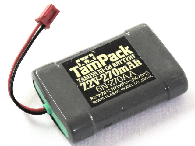 [6N-270AA]田宮 TAMIYA タミヤ タムパック TamPack 7.2V-270mAh バッテリーセル交換