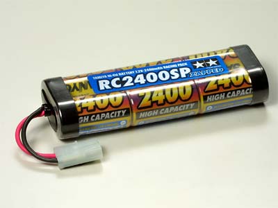 [RC2400SP]TAMIYA タミヤ 7.2Vレーシングパック RC2400SP ザップドタイプ バッテリーセル交換
