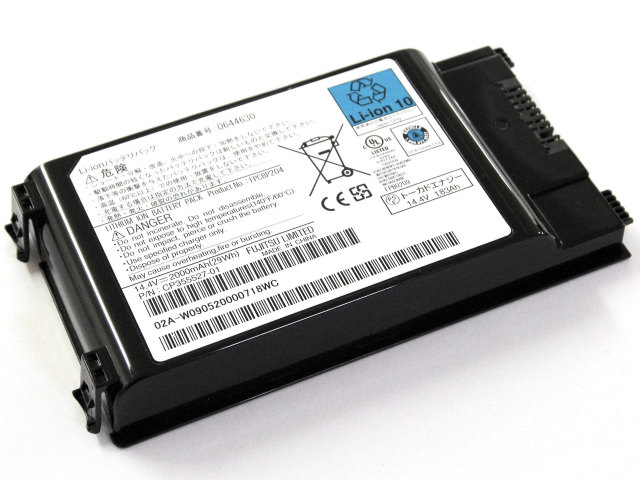 [FM-65、0644630、P/N:CP355527-01、FPCBP204]富士通 Fujitsu BIBLO NF/D50、NF/D50N他バッテリーセル交換