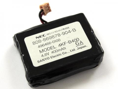 [MODEL 4KF-B400、496466-0100]NECバーコードリーダー他バッテリーセル交換