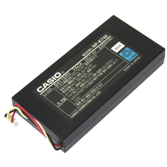 [NP-K740]CASIO カシオ XFER(エクスファー) デジタル無線伝送システムモニター XF-1000シリーズ他バッテリーセル交換