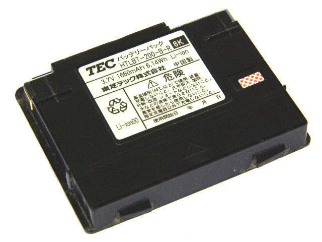 [HTLBT-200-B-R]東芝テック TOSHIBA TEC ハンディーターミナル HTL-200シリーズ他 バッテリーセル交換