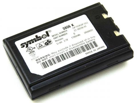 [1UF103450P-OS3、21-58236-01]SYMBOL PDT、PPT、SPTバーコードスキャナーバッテリーセル交換
